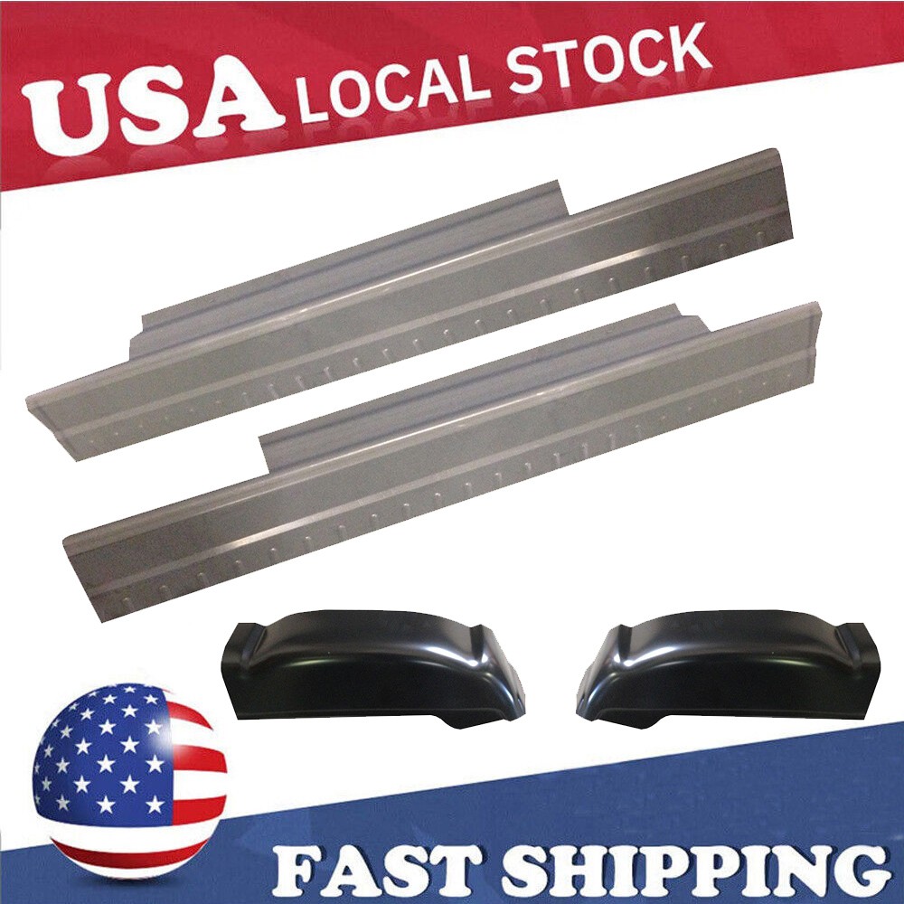For 1999-07 Chevy Silverado Sierra 2DR STD Cab Rocker Panels And Cab Corners Kit