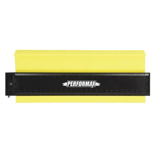 10" Locking Profile Contour Gauge 10" L x 1.75" D Patterns w/ SAE & Metric Ruler