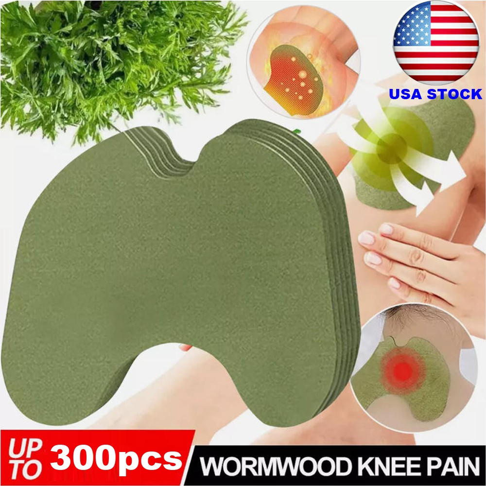 300Pcs Herbal Knee Pain Relief Patches Wormwood Back Neck Pain Joint Ache Relief