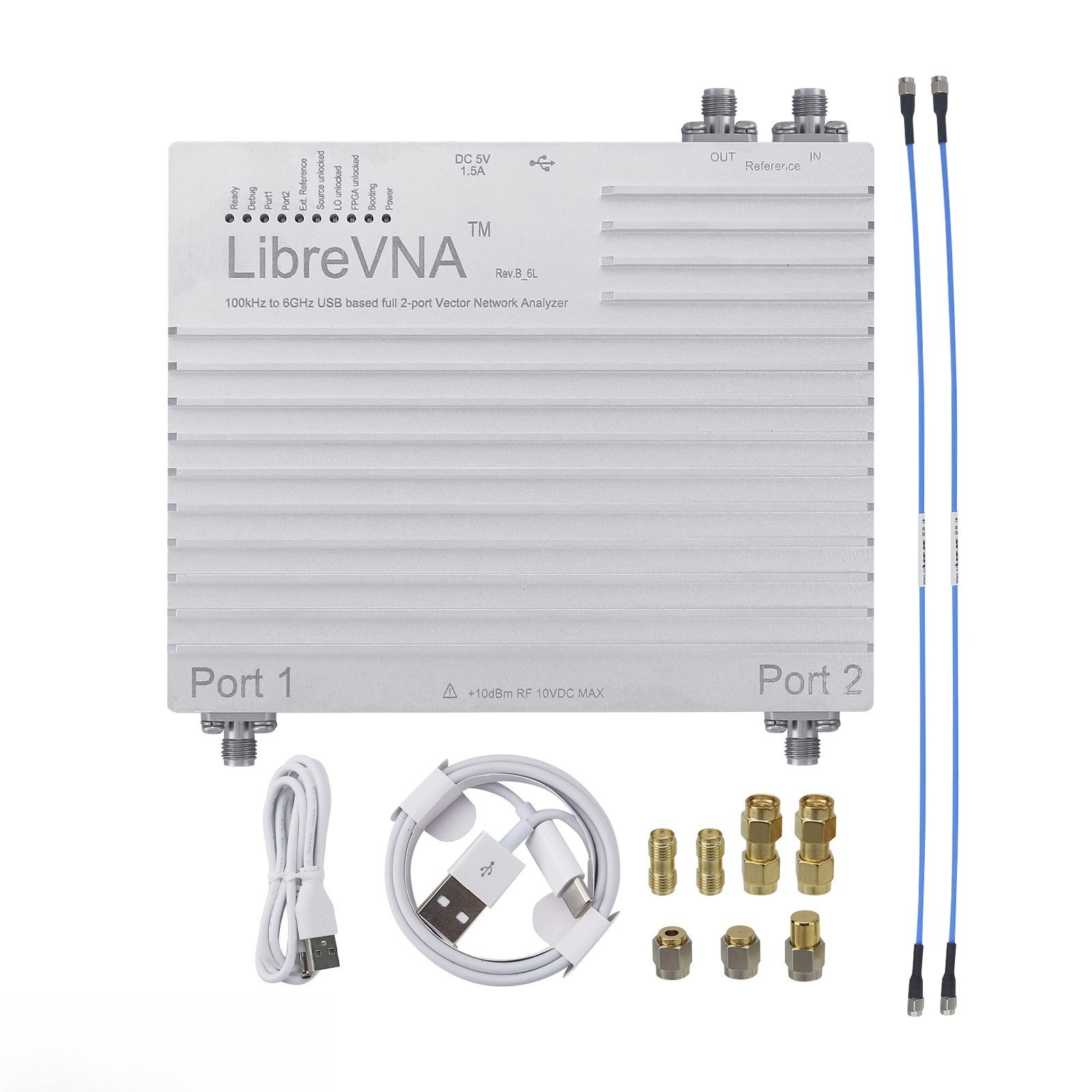 2025 Upgrade LibreVNA 100KHz-6GHz USB Based Full 2-Port Vector Network Analyzer