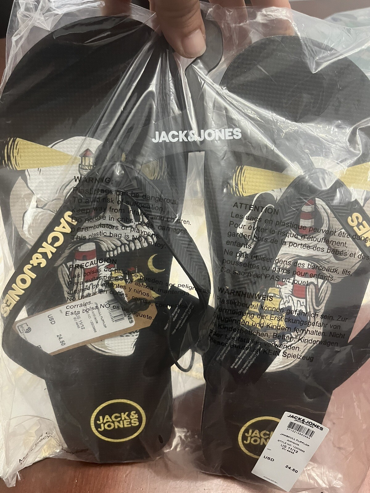 Jack & Jones Flip Flop For Men Size 11/12