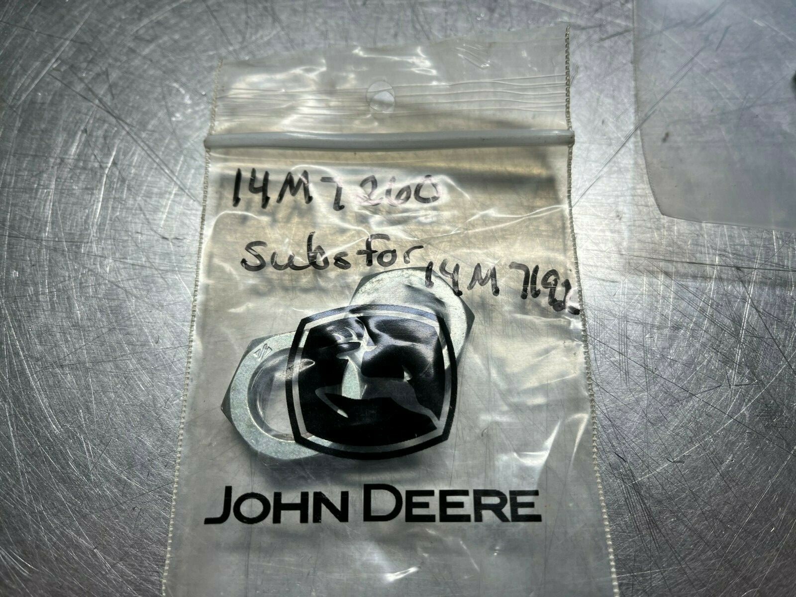14M7260  Genuine OEM John Deere  NUT  QTY of 2 Nuts    Fits 14M7192