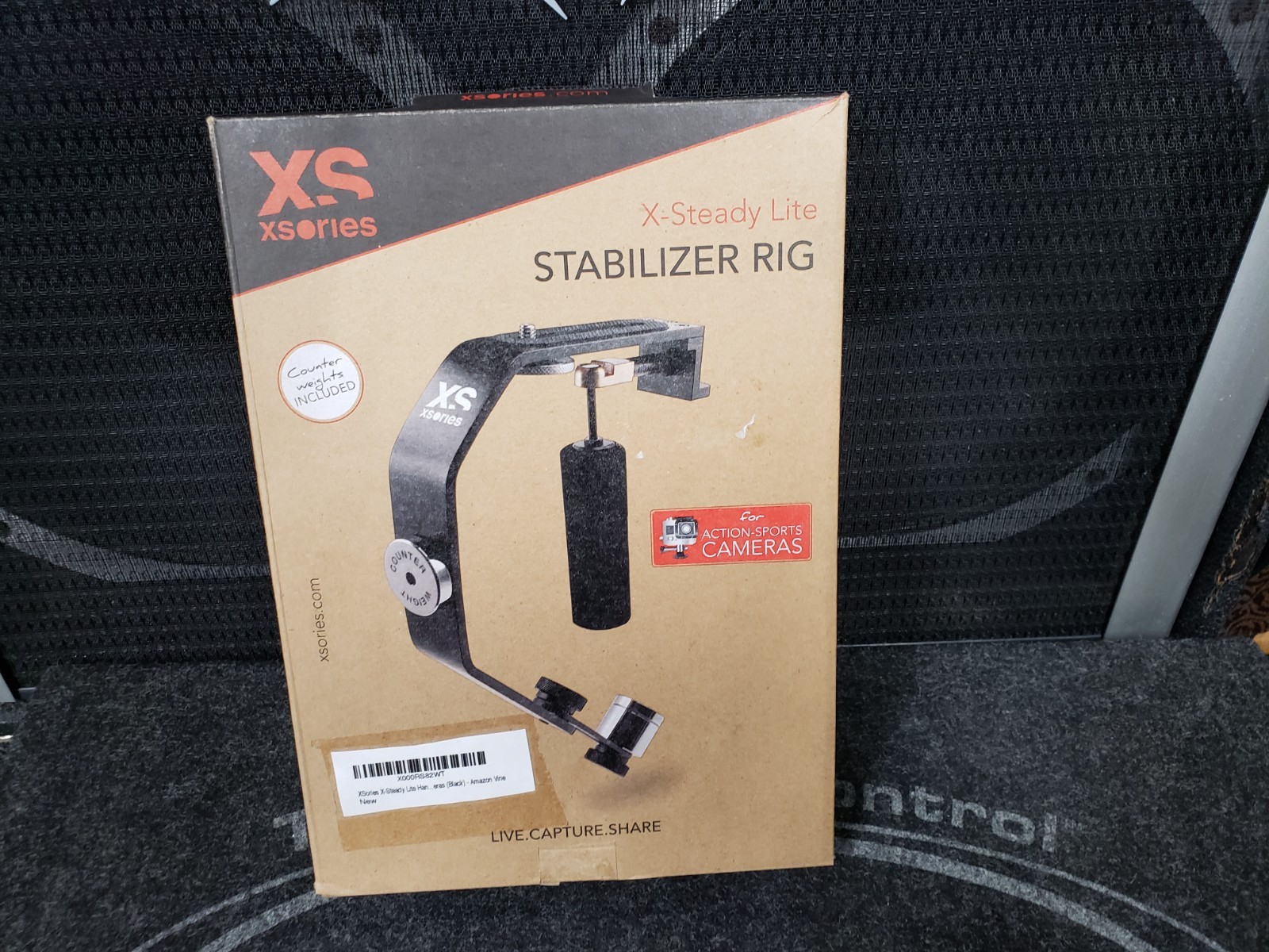 XS STEADY LITE Stabilizer Rig Video Camera / GO PRO - NEW IN BOX