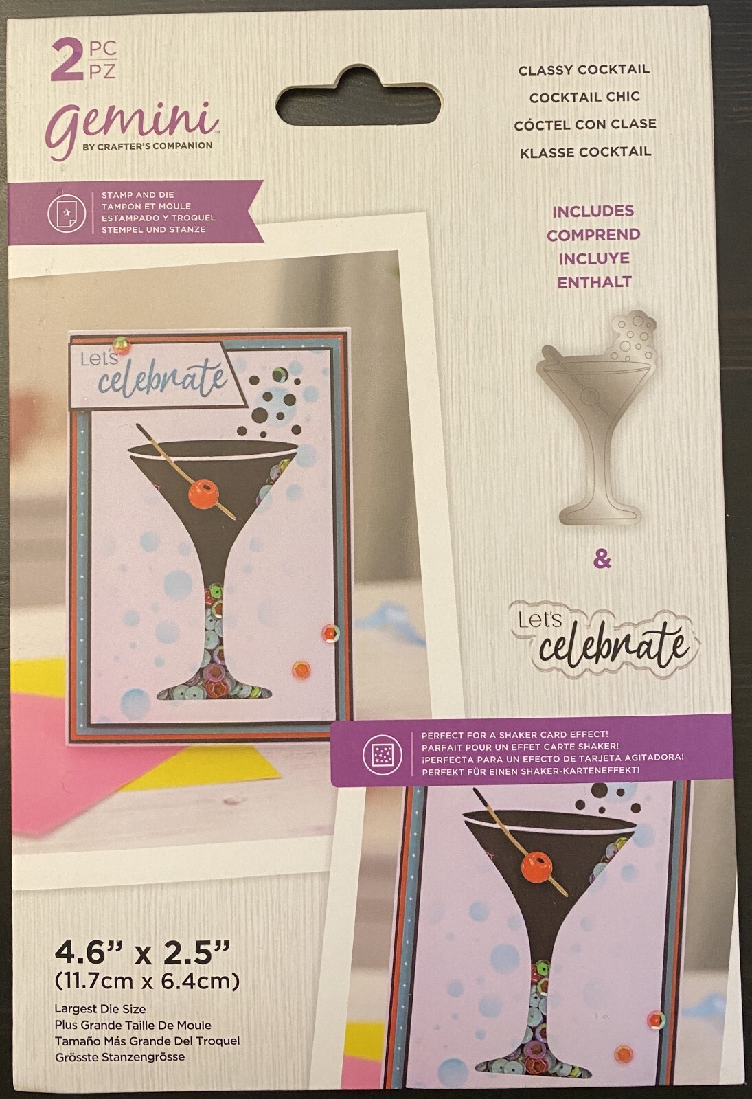 Crafter's Companion Gemini Classy Cocktail