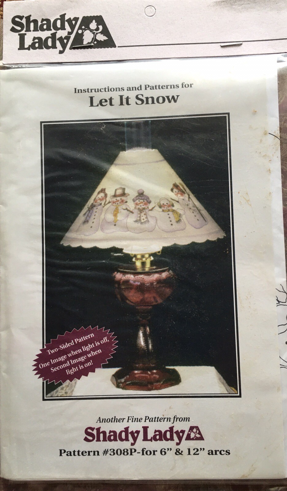 Shady Lady Instructions and Patterns LET IT SNOW  Pattern 308P
