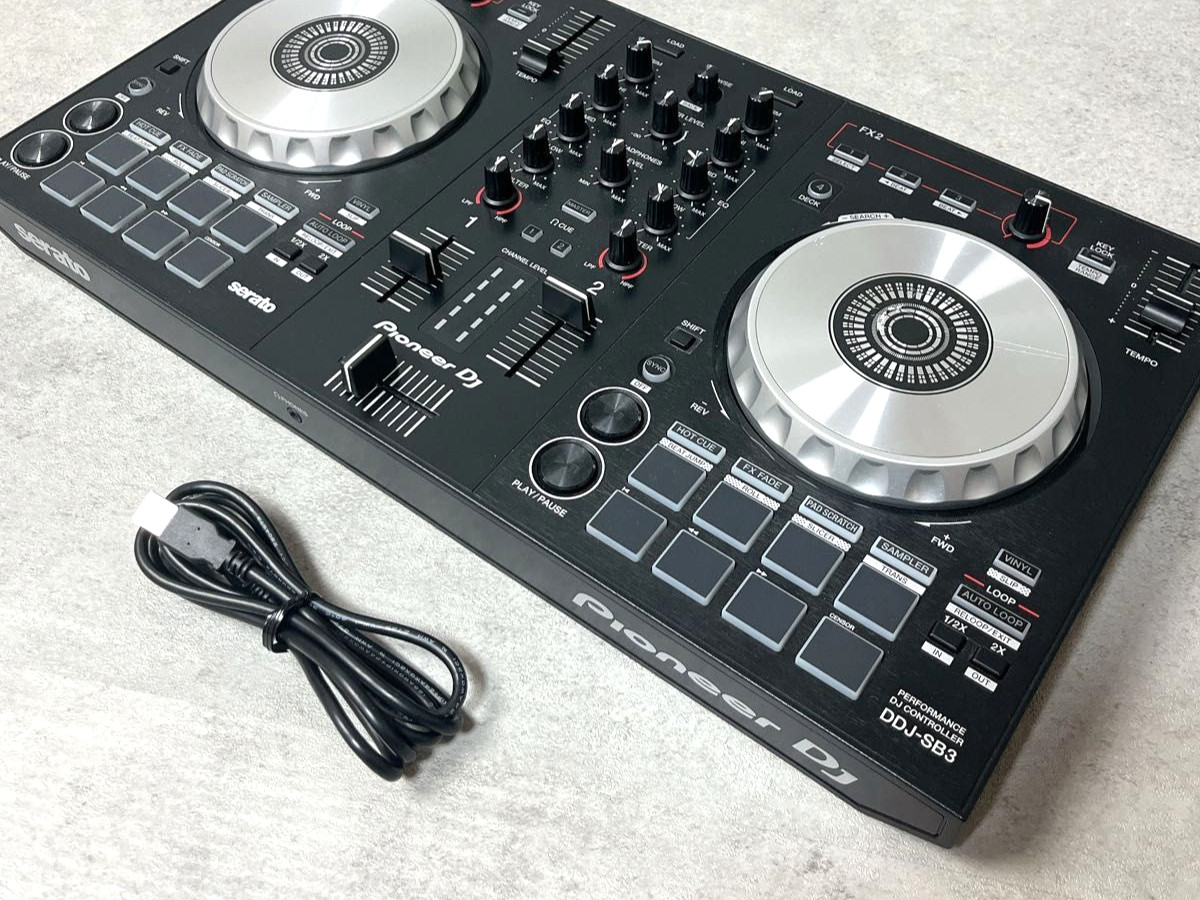Pioneer DDJ-SB3-N Black DJ Controller Serato USB Tested