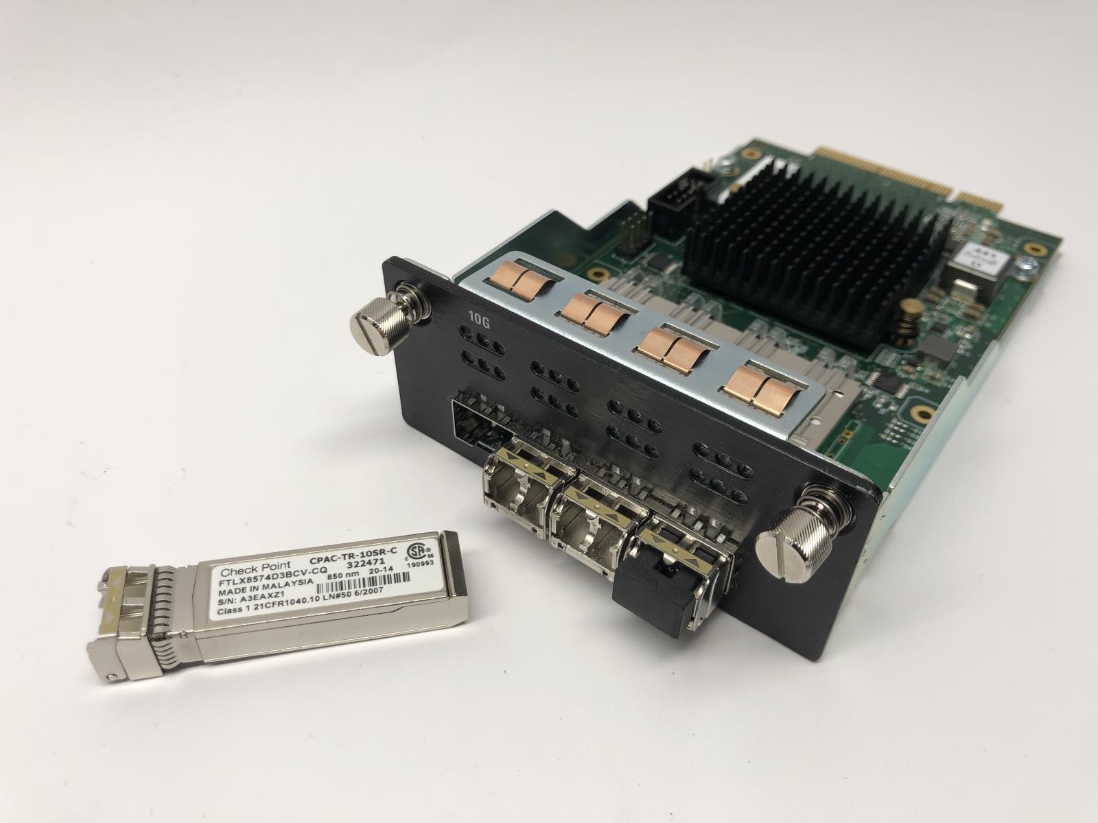 Check Point M4E310G4I71-XR-CP2 4-Port 10GBase-F SFP+ Interface Card with SFP