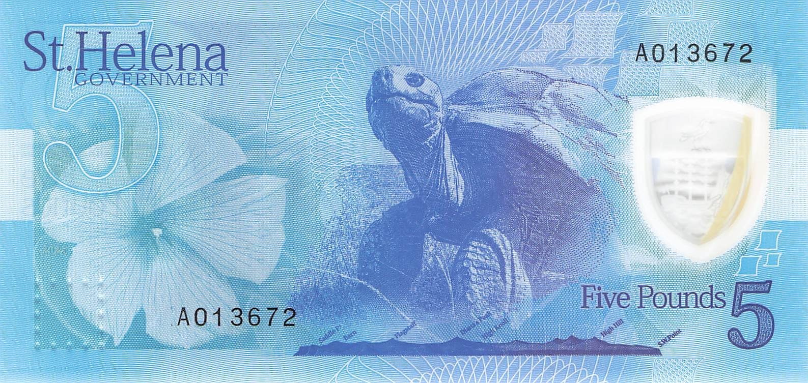 St. Helena 5 Pounds 2026 UNC