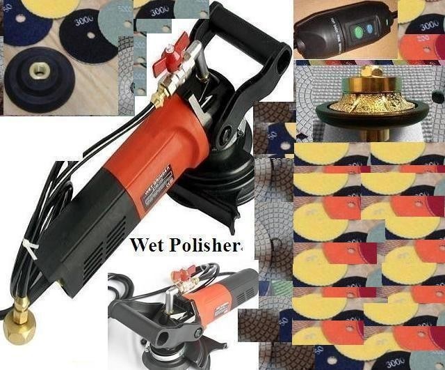 3/8" Roundover Bullnose Granite Countertop Wet Polisher Concrete Polishing Pad