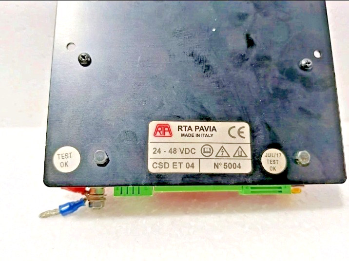 RTA PAVIA CSD ET 04 STEPPER MOTOR CONTROLLER ( USED CONDITION )