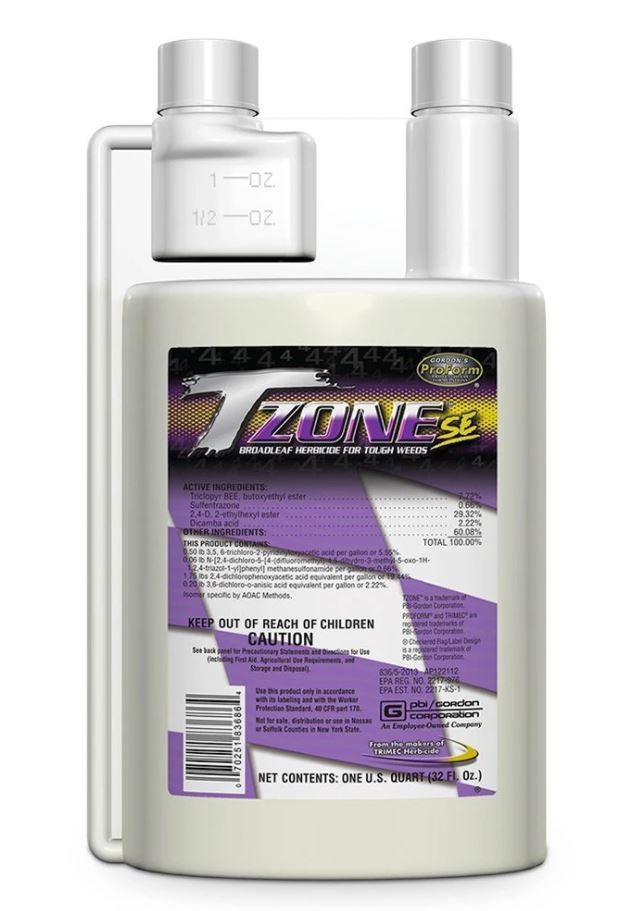 T-Zone SE Broadleaf Herbicide - Quart - Quart