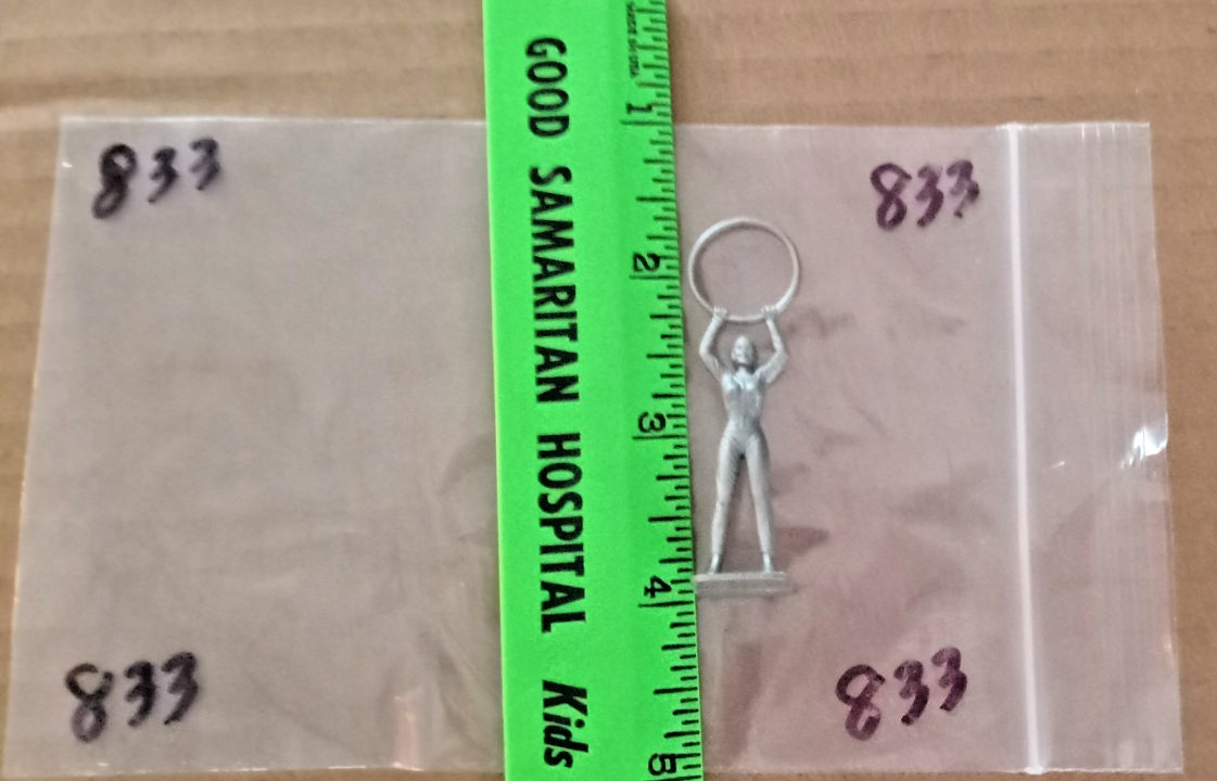 One (1) Standing Figure scale unknown package #833  no longer made!!!!!!!!!!!!
