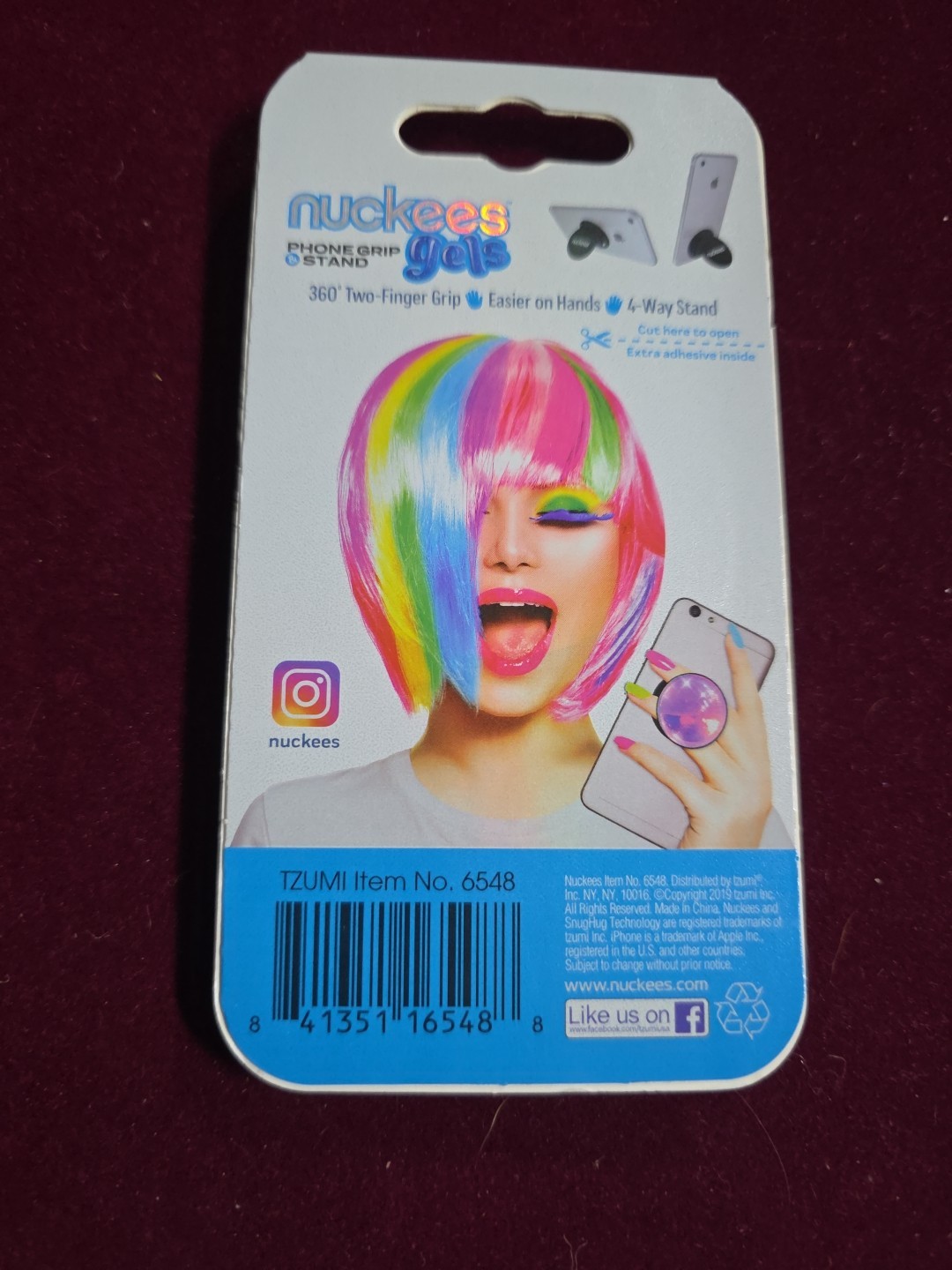 Nuckees Gels Phone Grip Stand