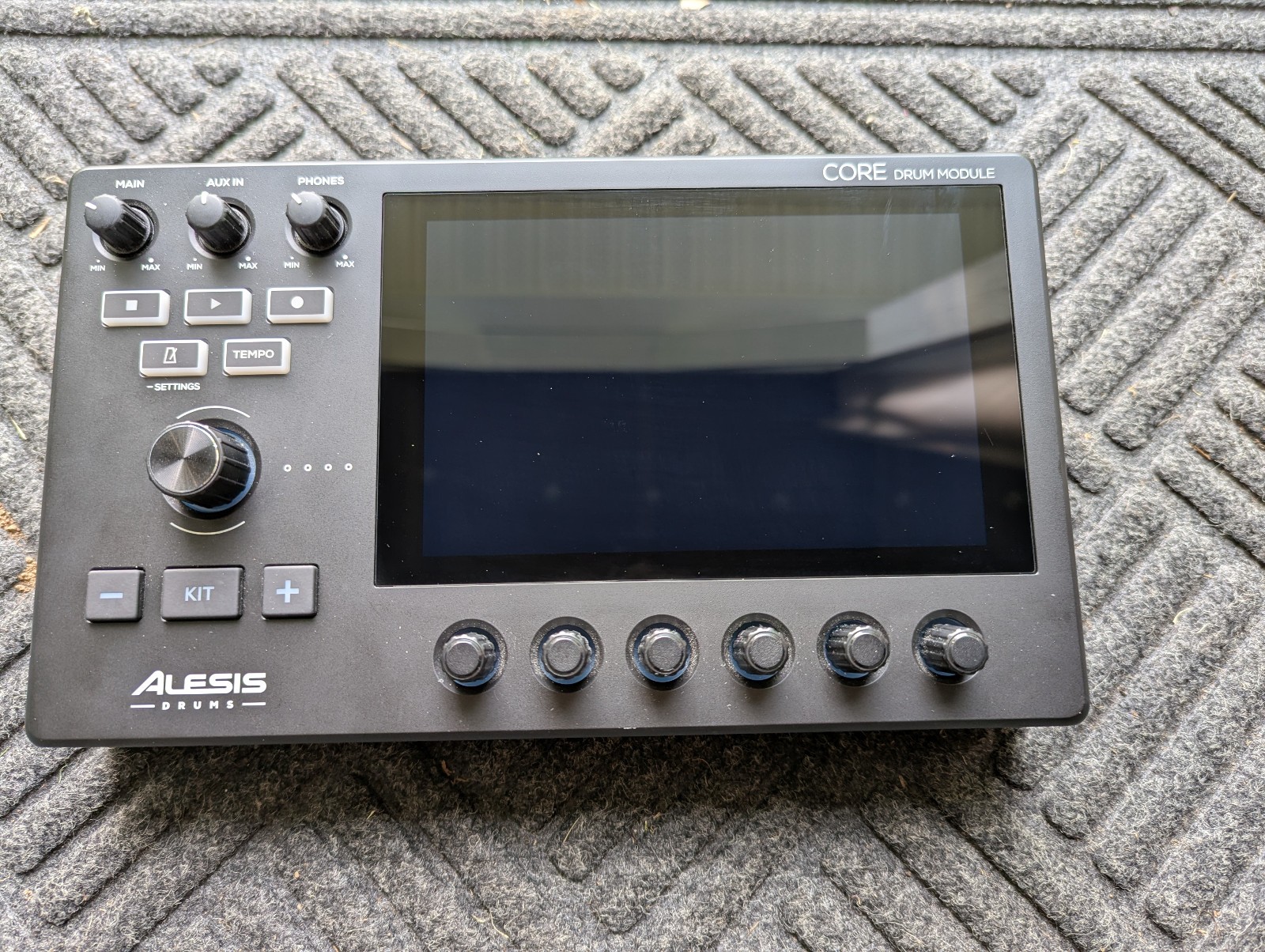 Alesis Strata Core Electronic Drum Module w/ Power Cable, Mount, and Cable Snake