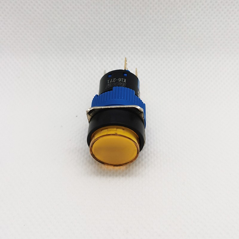3PCS New DC24V AC220V K16-271 For KACON Push Button Switch Φ16mm 1a+1b