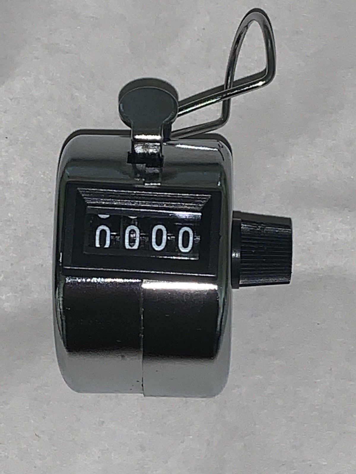 Metal Manual Tally Clicker Counter, Hand  Held 4 Digitals Stainless 0-9999