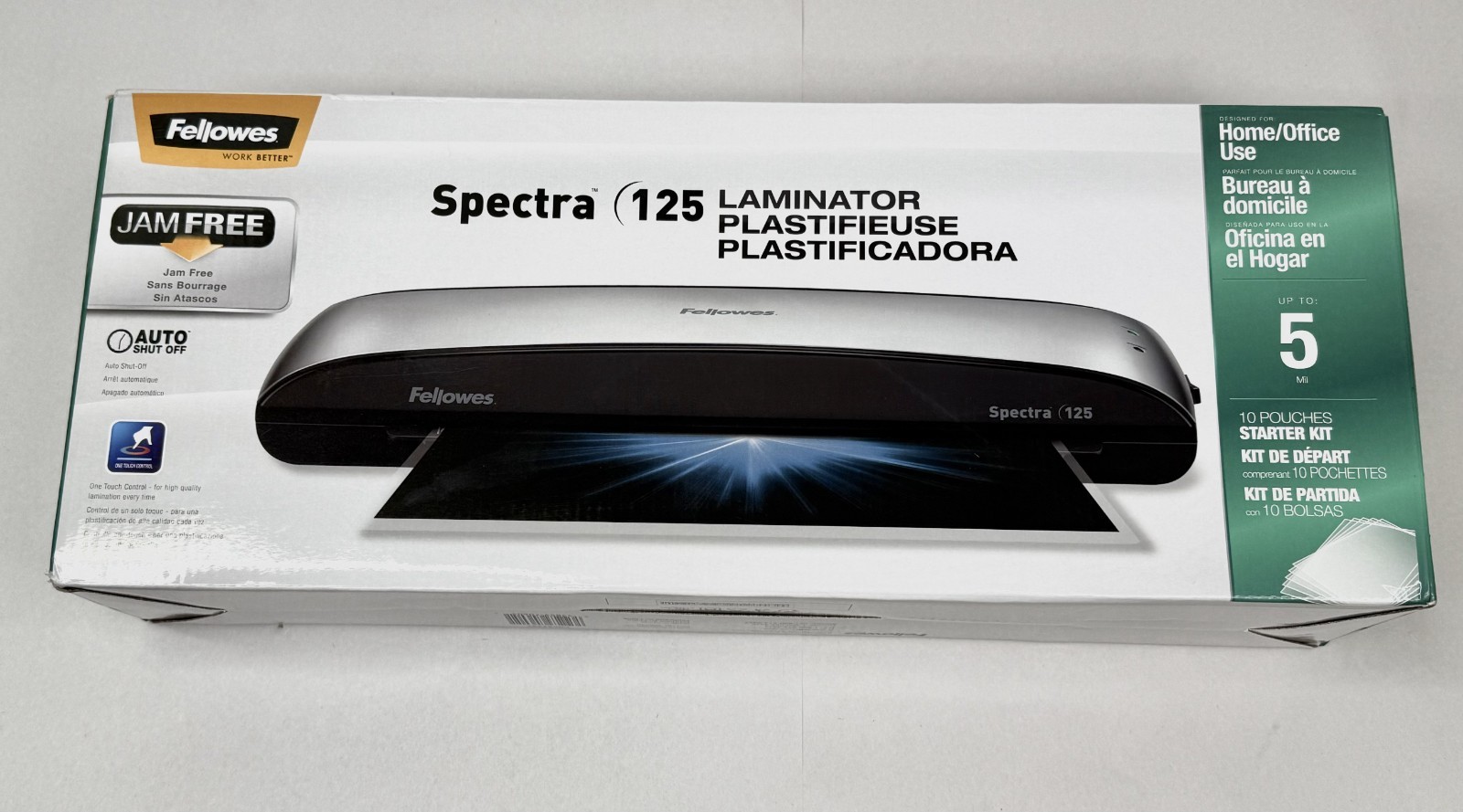 Fellowes Spectra 125 Laminator CRC57397 12.5" 5 Mil Laminating Machine