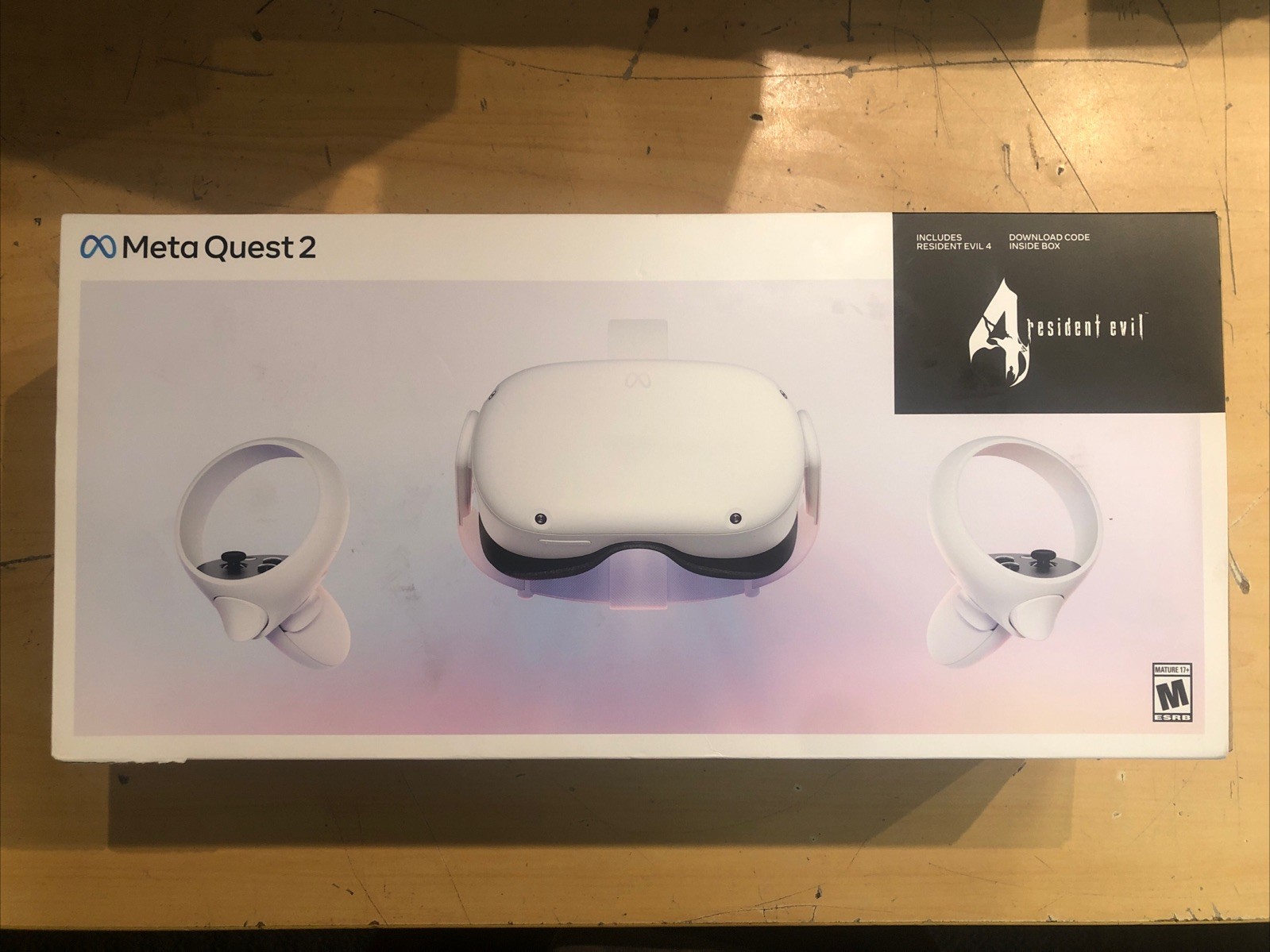 Meta Quest 2 Resident Evil 4 256GB VR Headset No Resident Evil Download Code