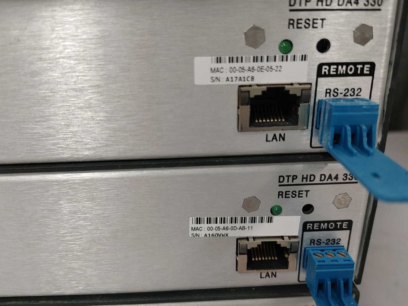 Extron DTP HD DA4 SERIES 4K 330 DTP Distribution Amplifier