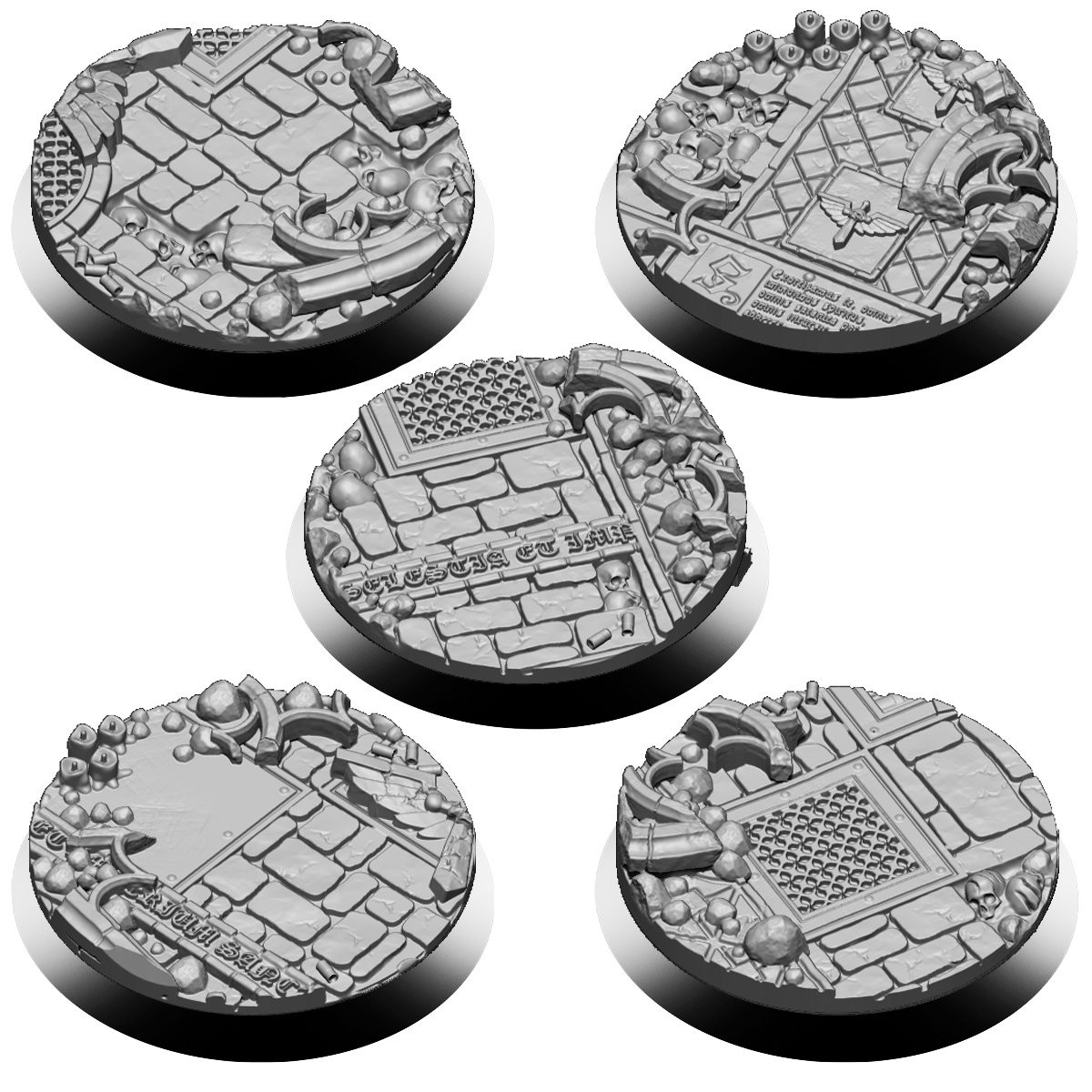 IMPERIAL ANGEL BASE SET (40MM) X5 A