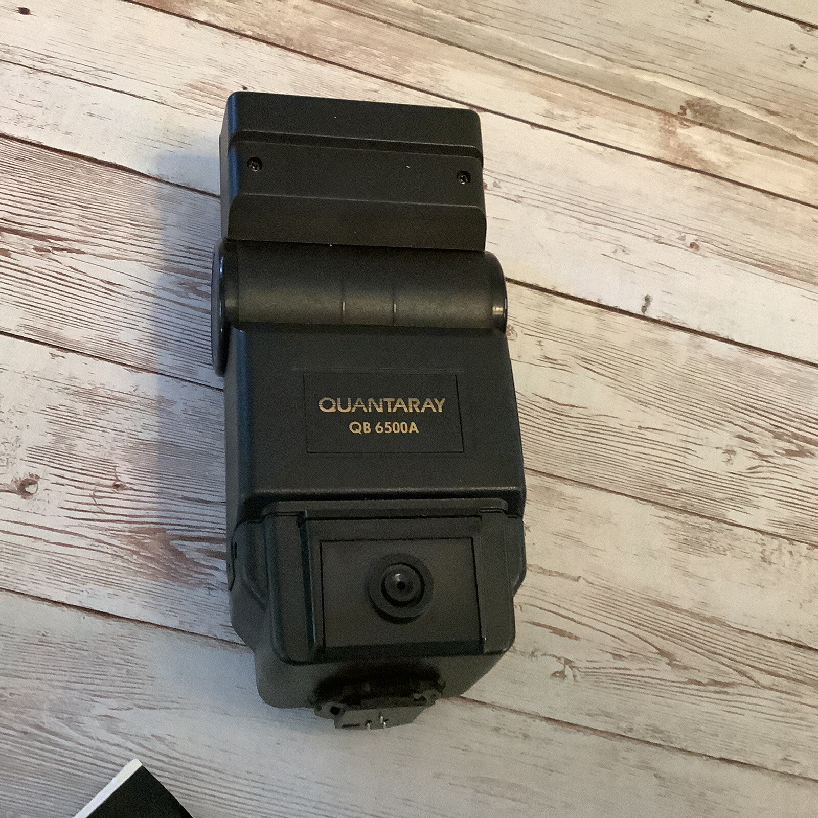 Quantaray Camera Flash Model QB-6500A Shoe Mount Manual