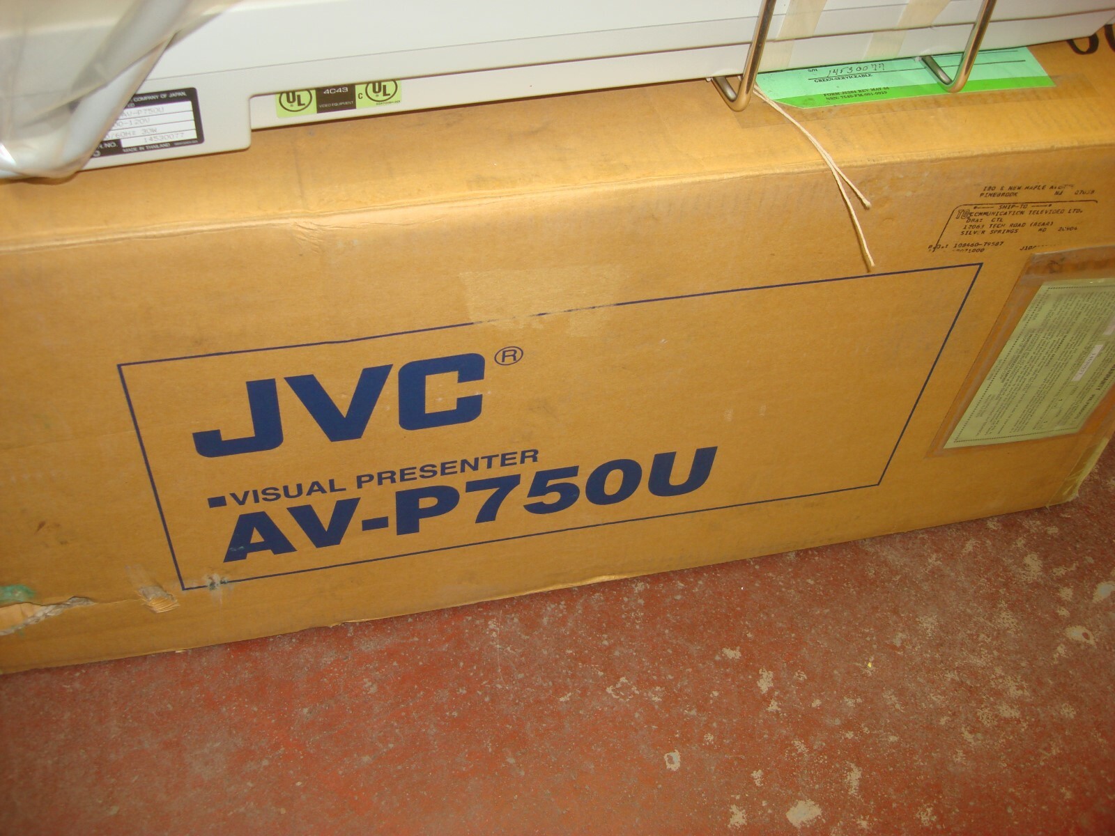 NEW! JVC AV-P750U Visual Presenter - Audio Video Document Camera