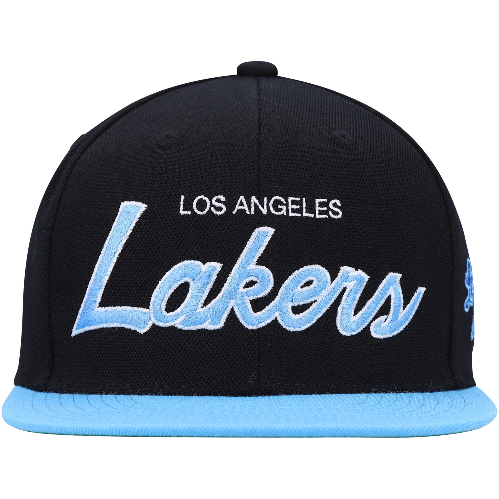 MENS MITCHELL & NESS NBA TEAM SCRIPT 2.0 SNAPBACK HWC LAKERS