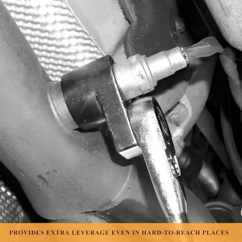 Offset Oxygen Sensor Socket - 3/8 Inch Drive by 7/8 Inch 22mm Oxygen Sensor