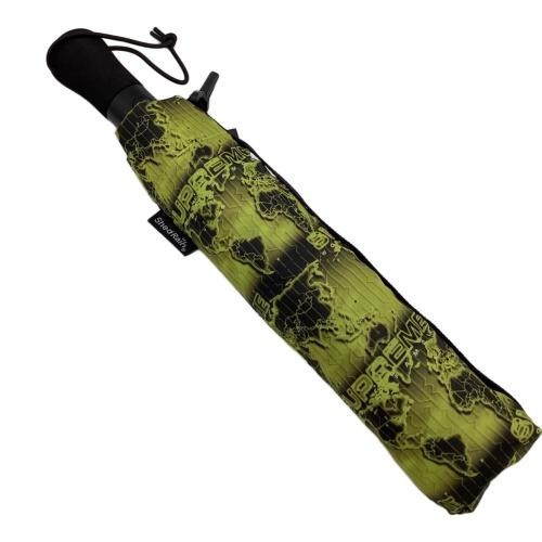 Supreme x ShedRain World Famous Umbrella Acid Green Auto Open Used
