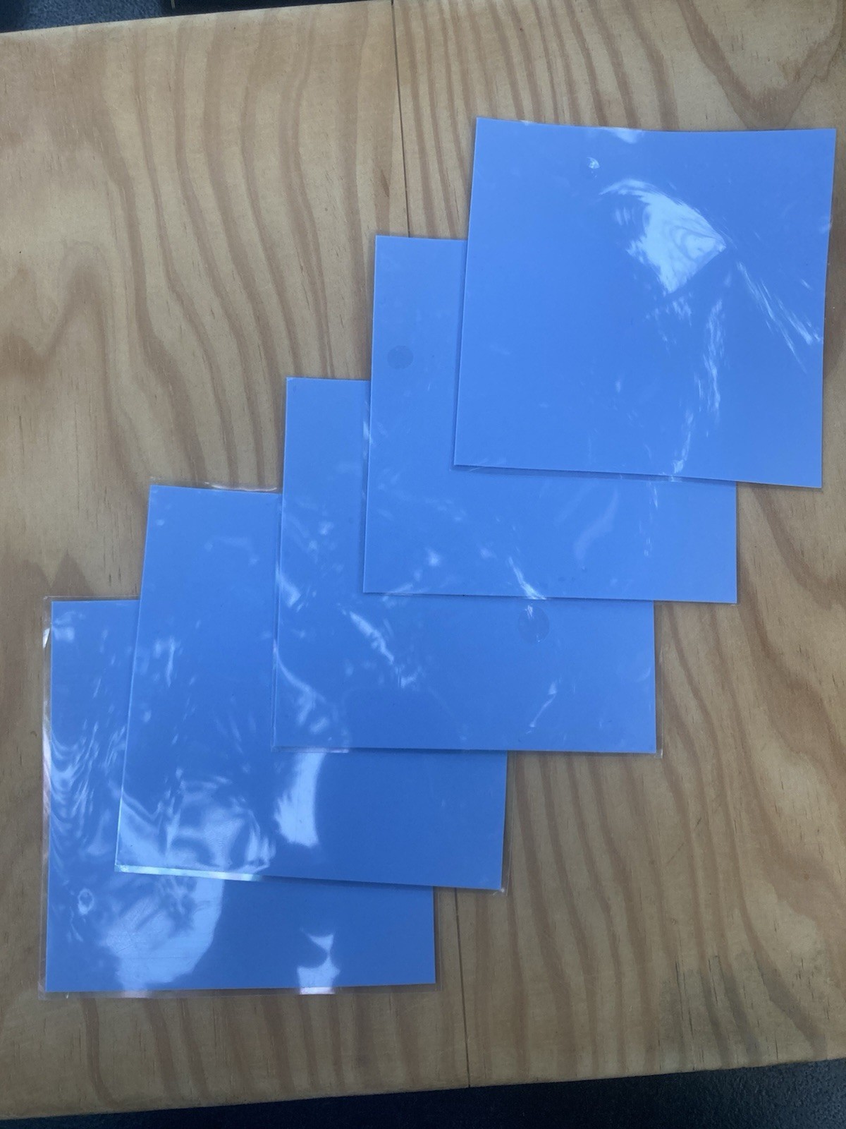 4PCS 100x100mm x 0.5mm Thermal Pad Silicone Cooling Sheet GPU CPU SSD