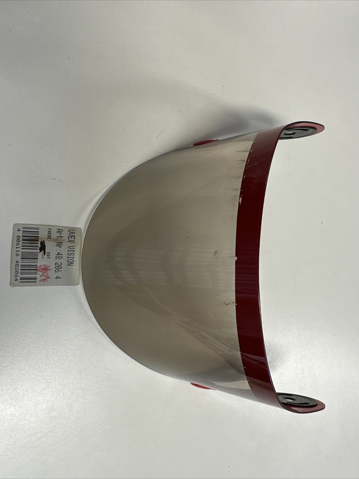 UVEX VISION Visor 48.206.4 Red (Some have scratches) #14561