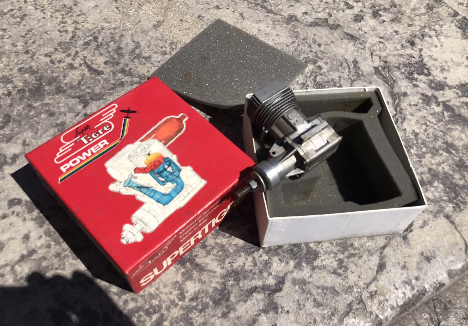 Super Tigre 61 RC Remote Control Engine Used In Box