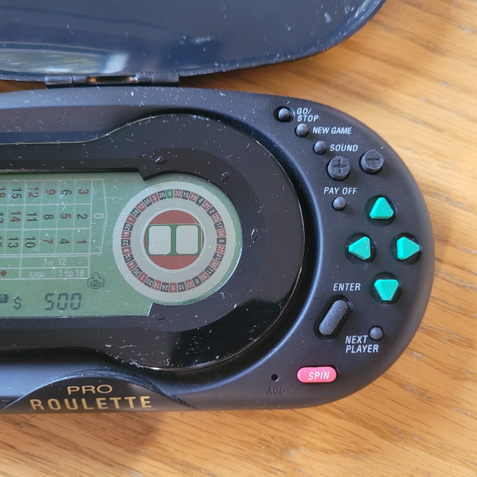 Saitek Handheld Pro Roulette Electronic Casino Game Battery Operate Tested
