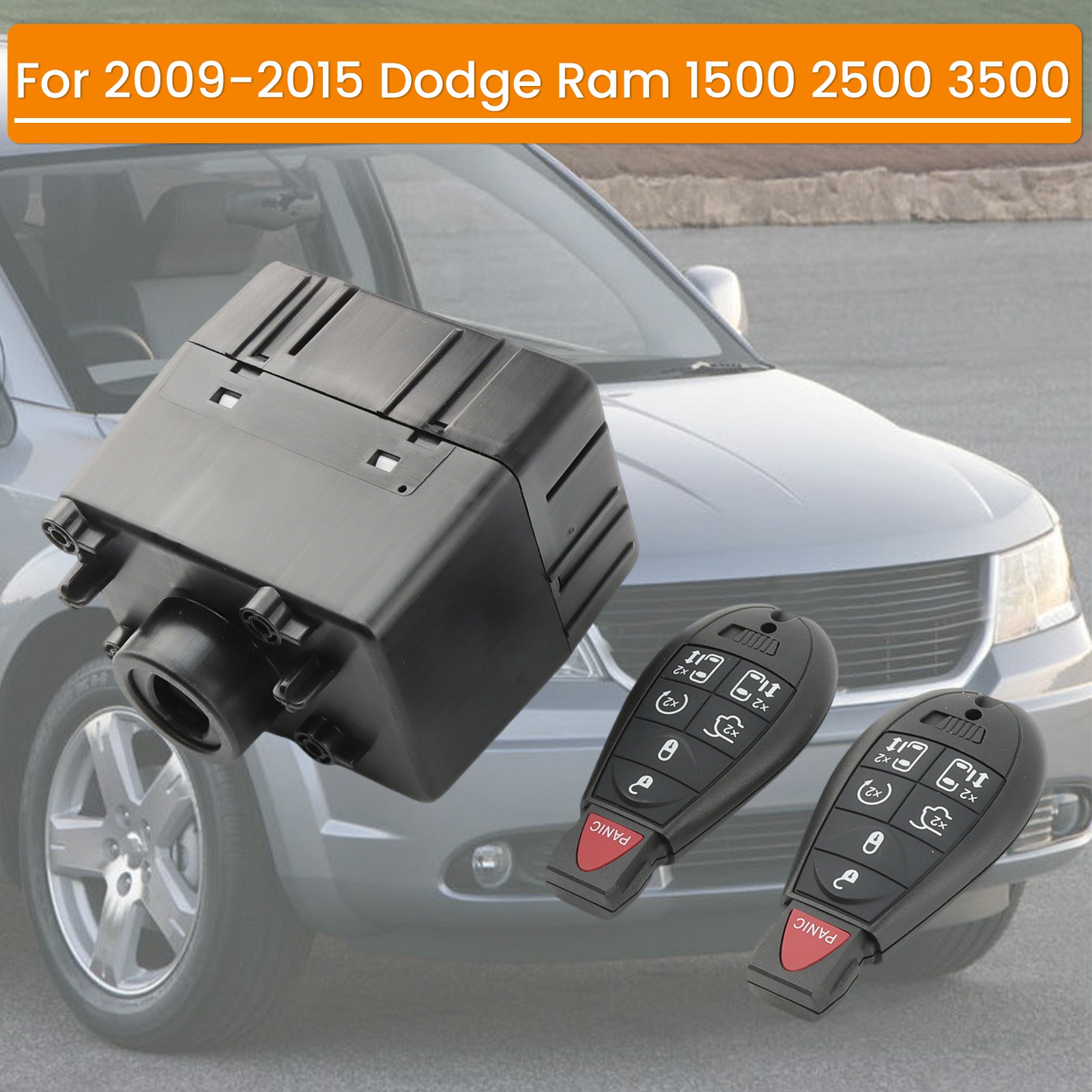 Wireless Ignition WIN Module Node -Programmed w/Keys For 09-12 Dodge Ram 1500