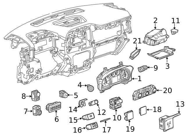 Genuine GM USB Port 13558185
