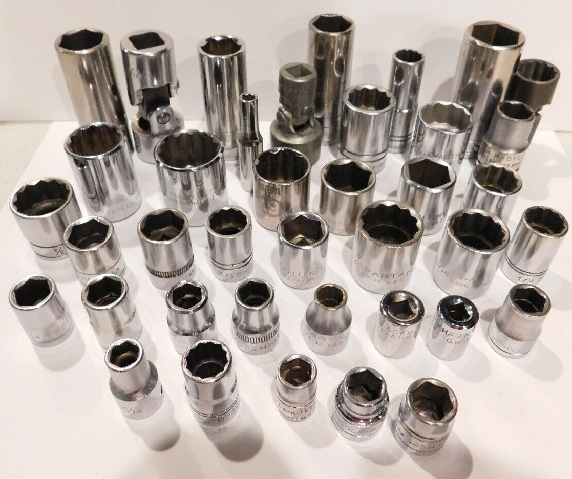 USA MADE SOCKETS  1/4, 3/8, 1/2” Drive Pick Lot Metric SAE Buy More & Save SALE!