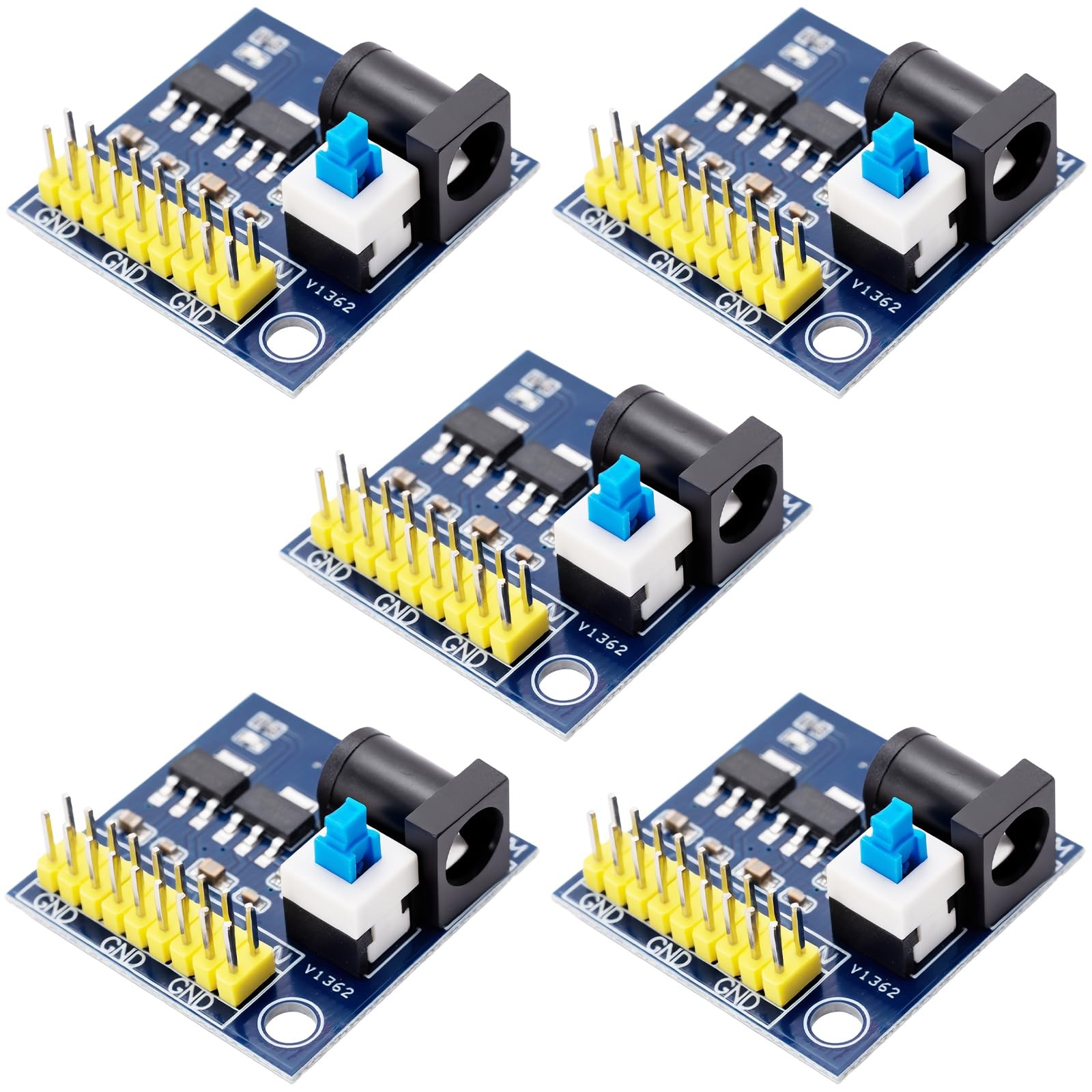 5 Pieces of DC-DC Power Modules for Converting from 12V to 3.3V and 5V, with ...