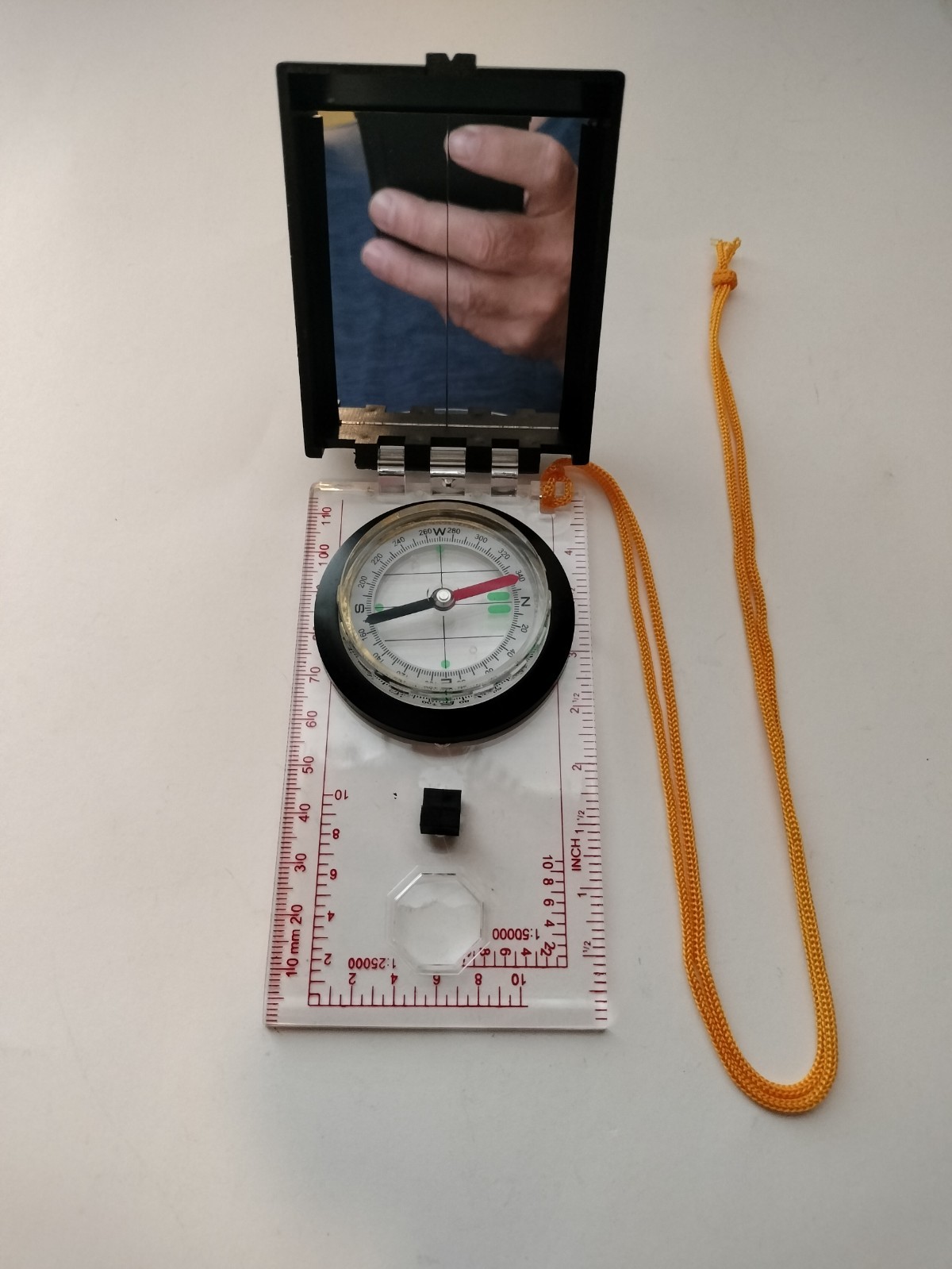 Orienteering Map Compass with Sighting Mirror