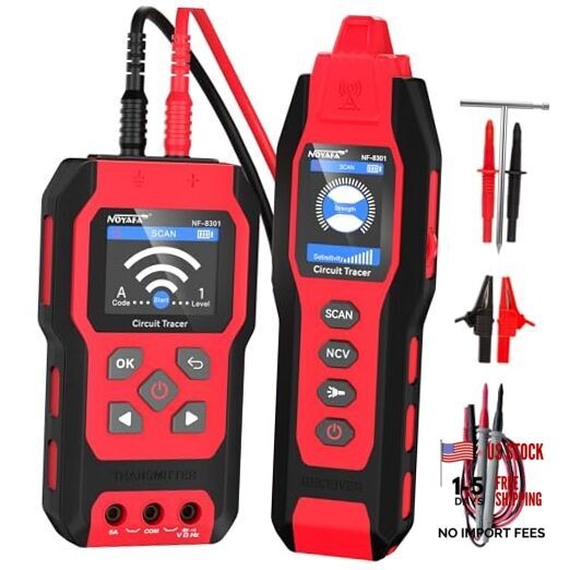 NF-8301 Circuit Tracer - Underground Circuit Breaker Finder & Digital