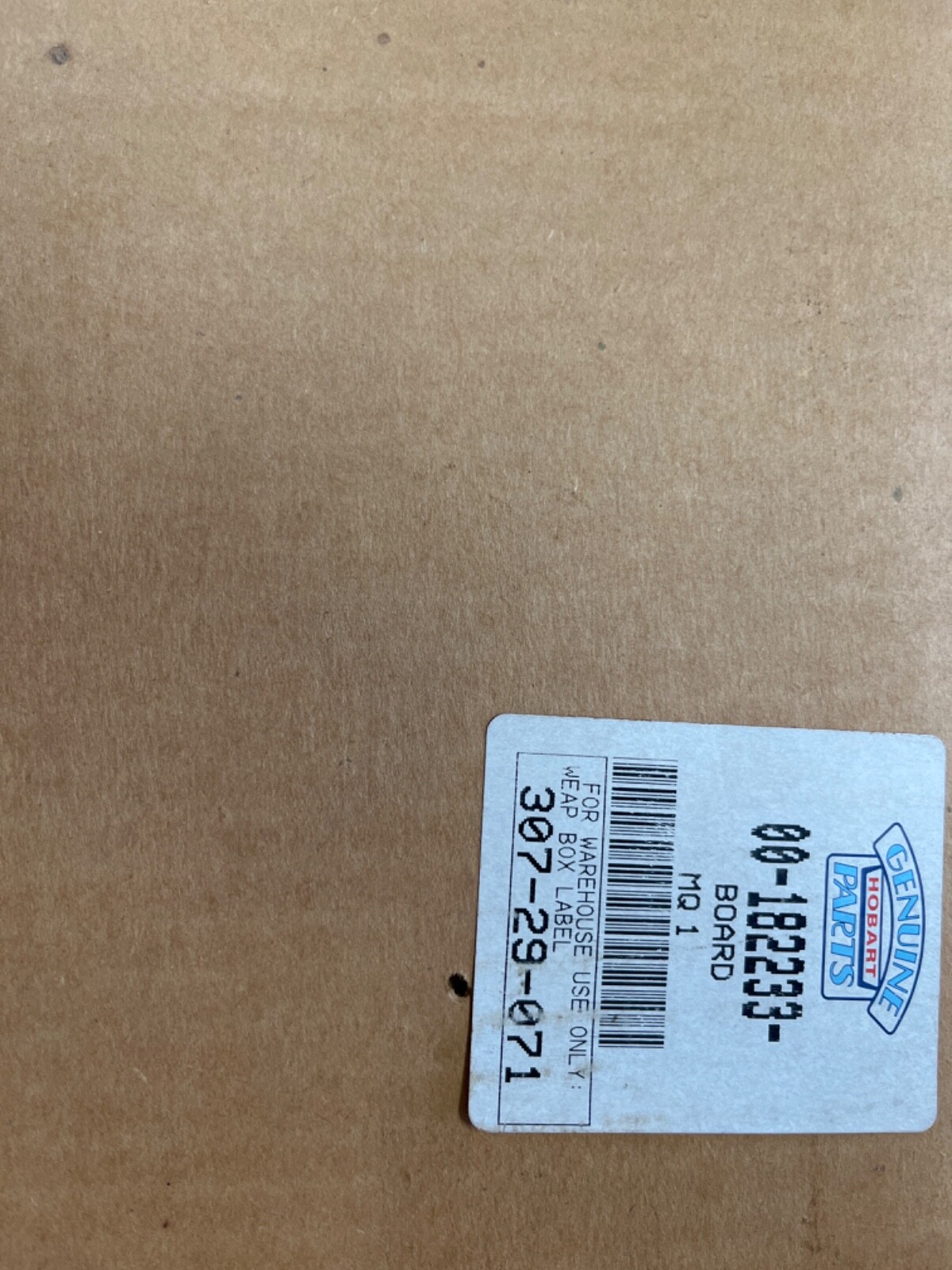 00-182233 BOARD HOBART
