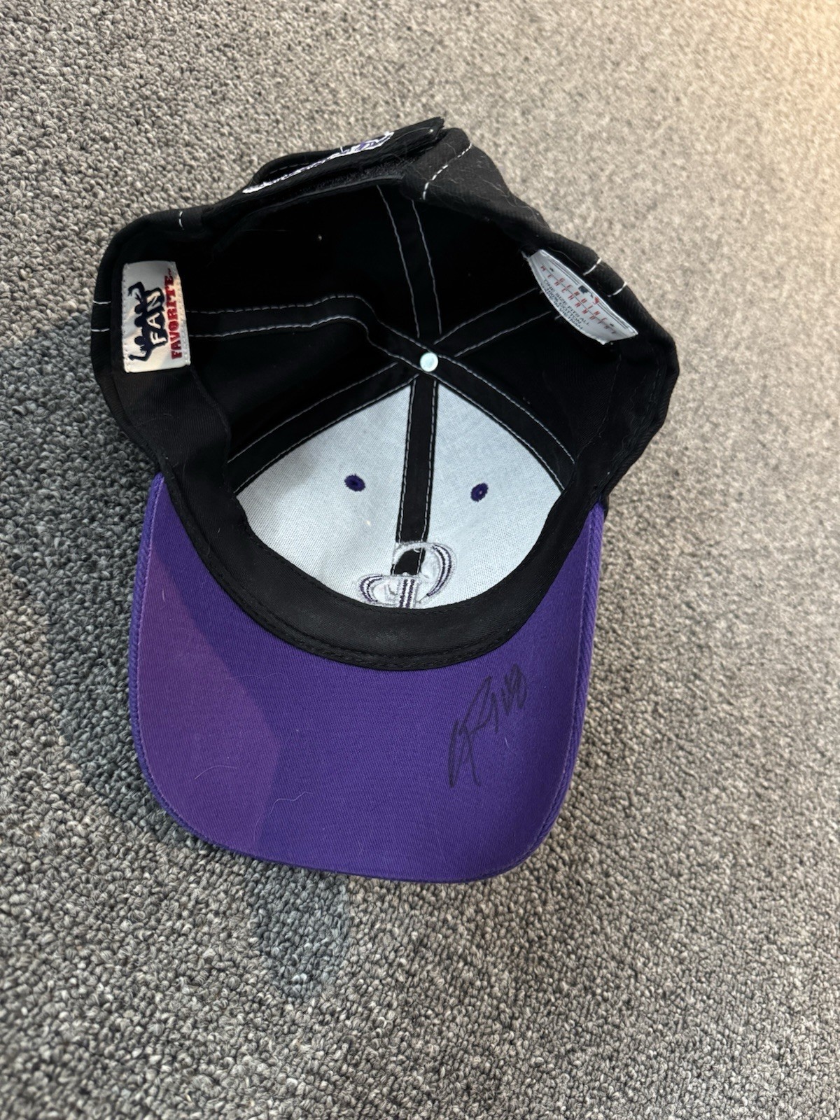 Signed Rockies hat