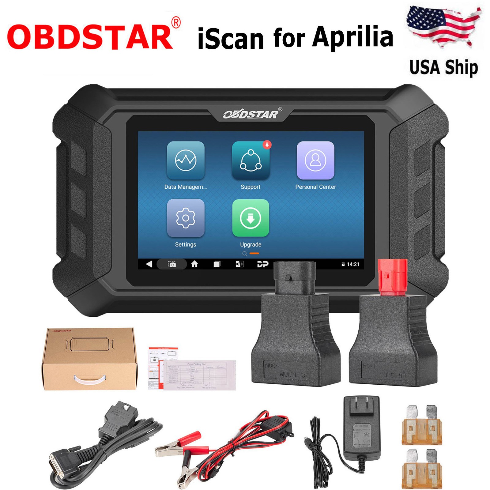 OBDSTAR iScan for Aprilia Motorcycle Diagnostic Scanner Tool Code Read/Clear USA