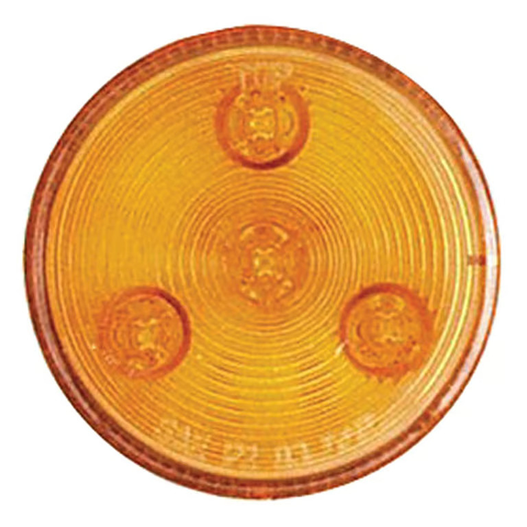 Optronics Inc Round LED Sealed Marker/Clearance Lights - 2.5in. - Amber - 4 Diod