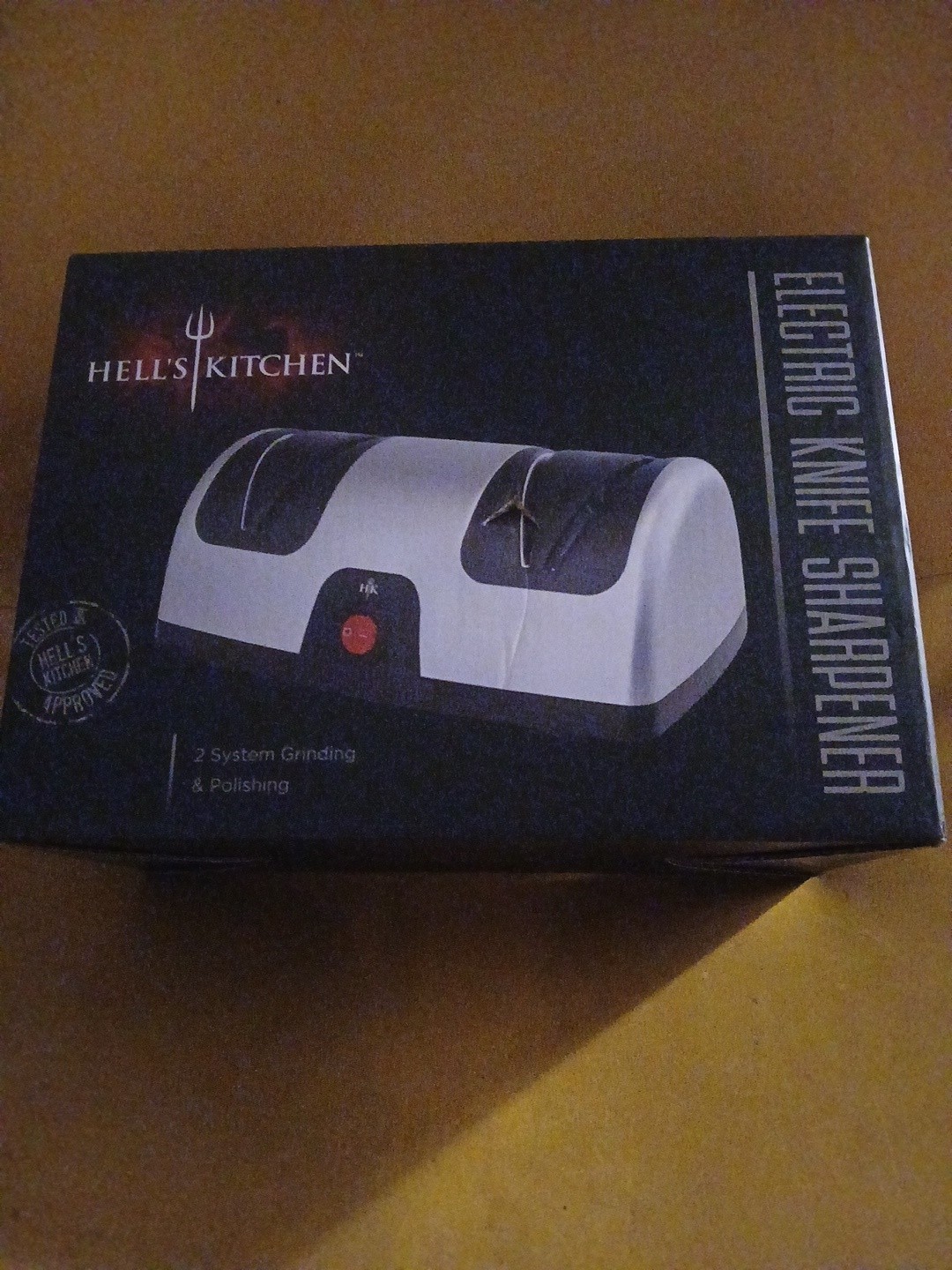 Electric Knife Sharpener- Hell's Kitchen- BRAND NEW/Sealed! Fast Shipping!!