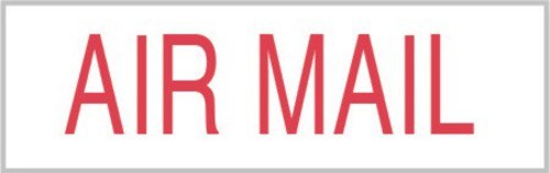 AIR MAIL - Trodat Ultimark Stock Message Pre-Inked Stamp