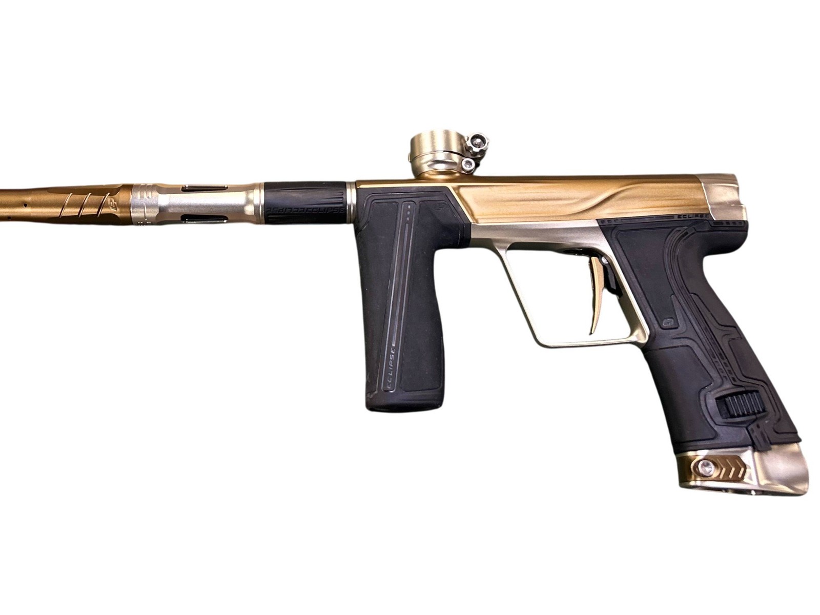 Used Planet Eclipse R5 Paintball Marker w/ Case - Brown/Sand