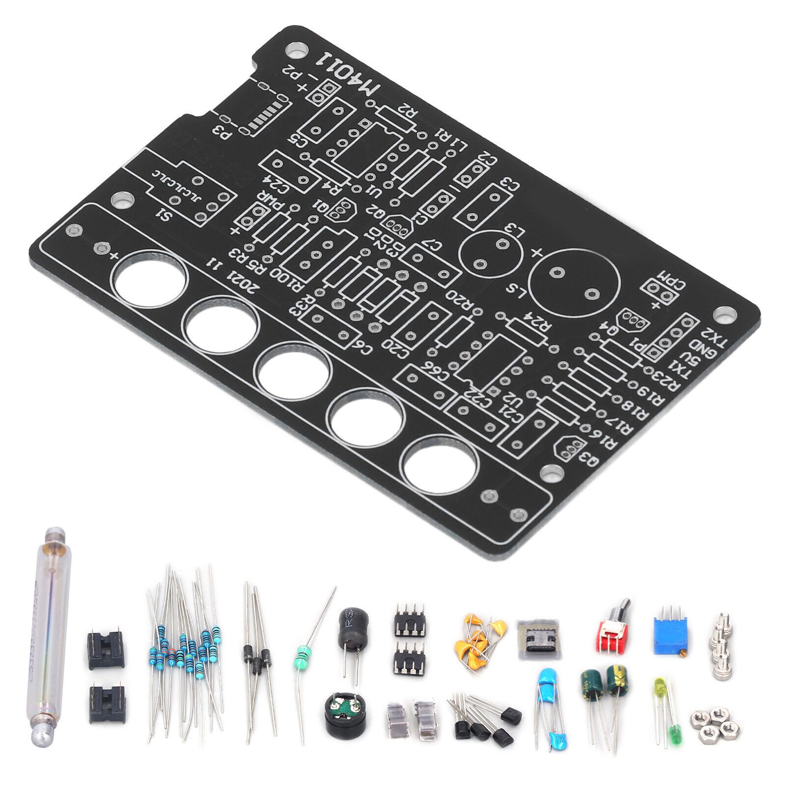 DIY Geiger Counter Parts Kit Nuclear Radiation Detector Module Unassembled Tool