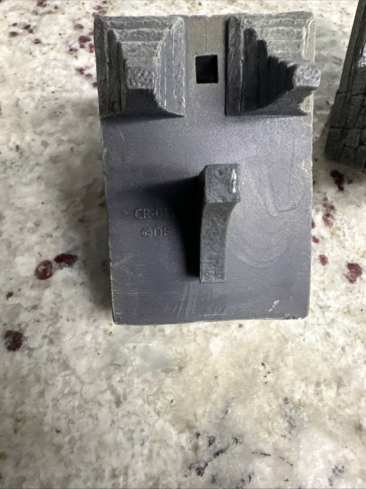 Dwarven Forge Castle Battlement Transitions, Right Left, And Straight.