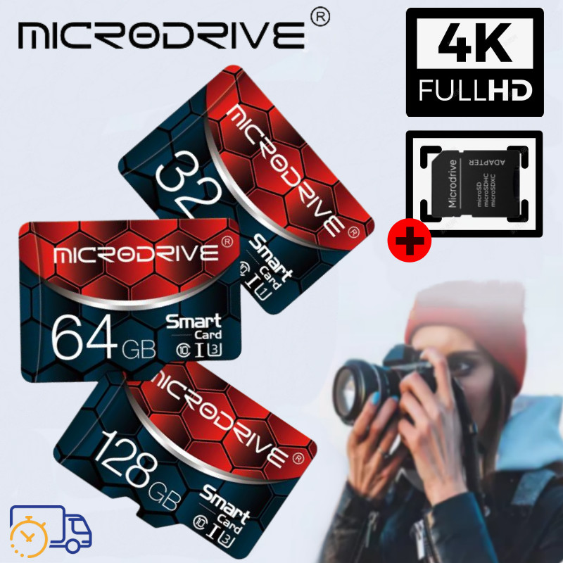 Micro SD Storage Card High Performance Memory Card 128GB 256GB 512GB &Adapter