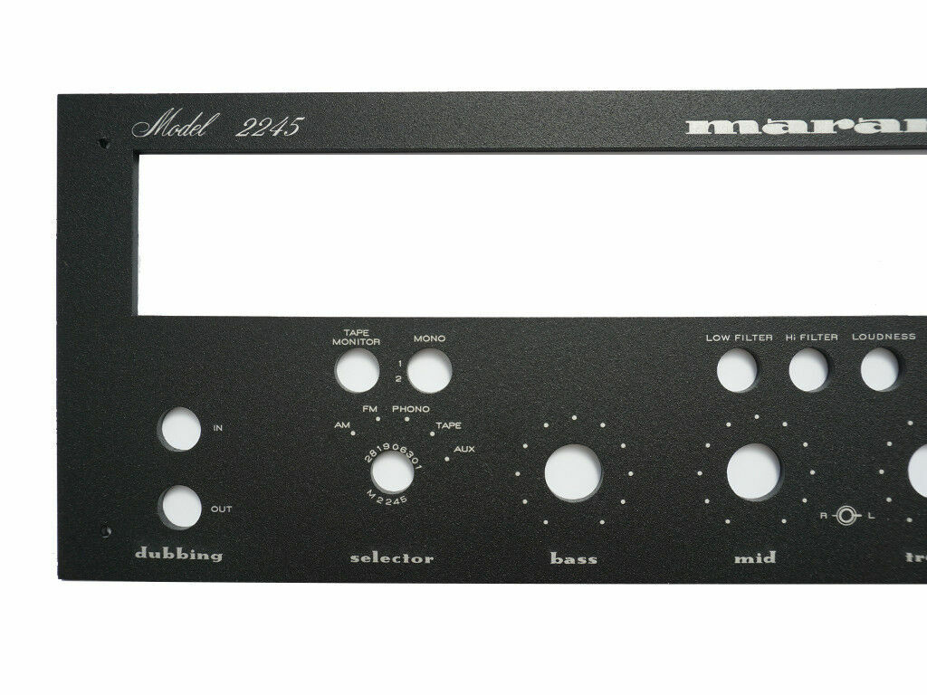 New! Marantz 2245 Receiver Front Panel Faceplate (Face Plate) B